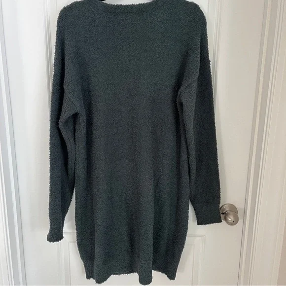 NWOT NATURAL LIFE Cozy Up Mini Sweater Dress in Charcoal - Picture 6 of 10